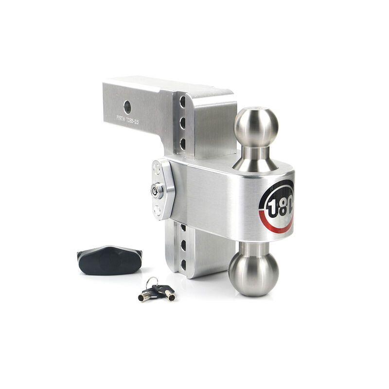 Weigh Safe 180 Hitch - Drop Hitch w/SS Combo Ball -  6" Drop for 2.5" Shank image number 1