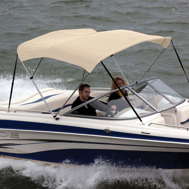 Shademate Bimini Top Sunbrella Fabric and Boot Only, 3-Bow 6'L, 36"H, 54"-60"W image number 8