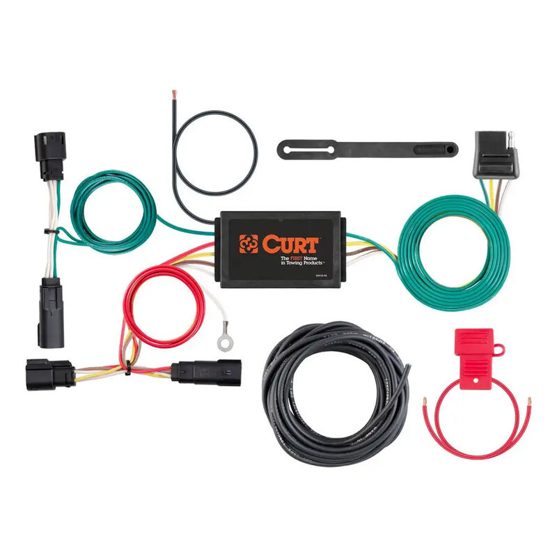 CURT 56320 Custom Wiring Harness, 4-Way Flat, Select Ford Escape image number 1