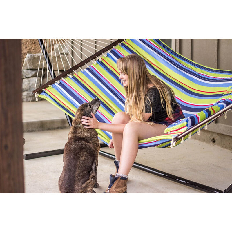 Stansport Antigua Double Polyester Hammock with Stand image number 4