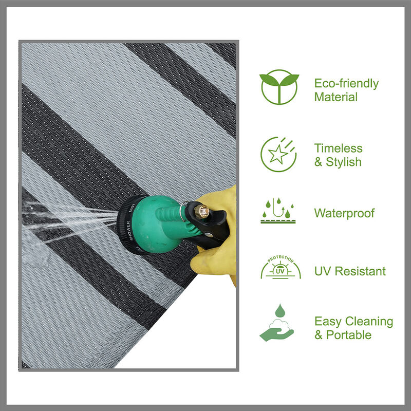 Venture Forward RV Patio Mat w/ Carry Bag, Stripe image number 8