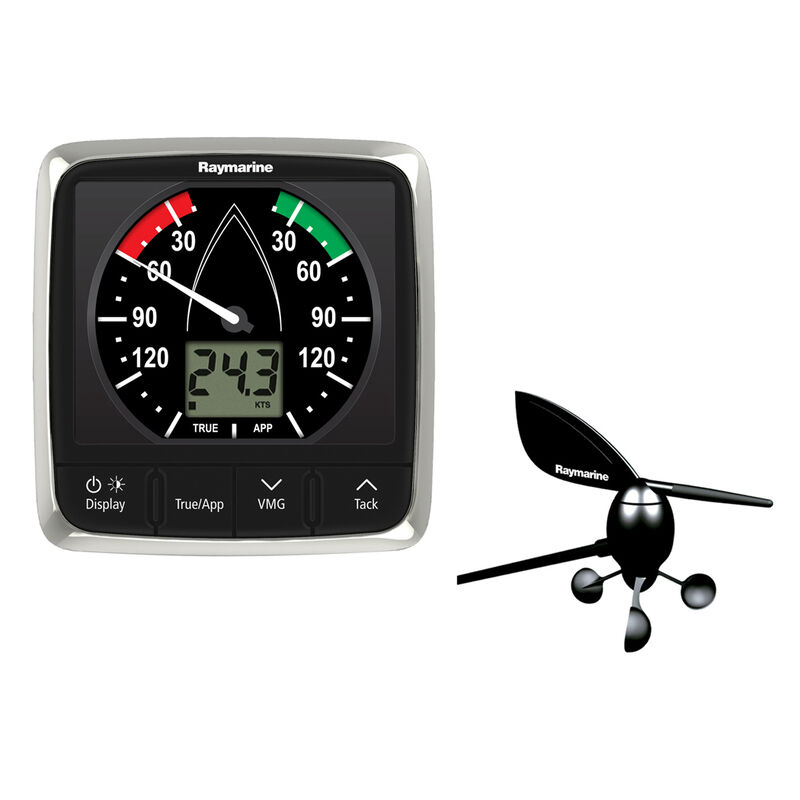 Raymarine i60 Wind Display System with Masthead Wind Vane Transducer image number 1