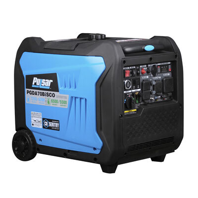 Pulsar 7,250-Watt Super Quiet Dual Fuel Inverter Generator with CO Alert and Remote Start