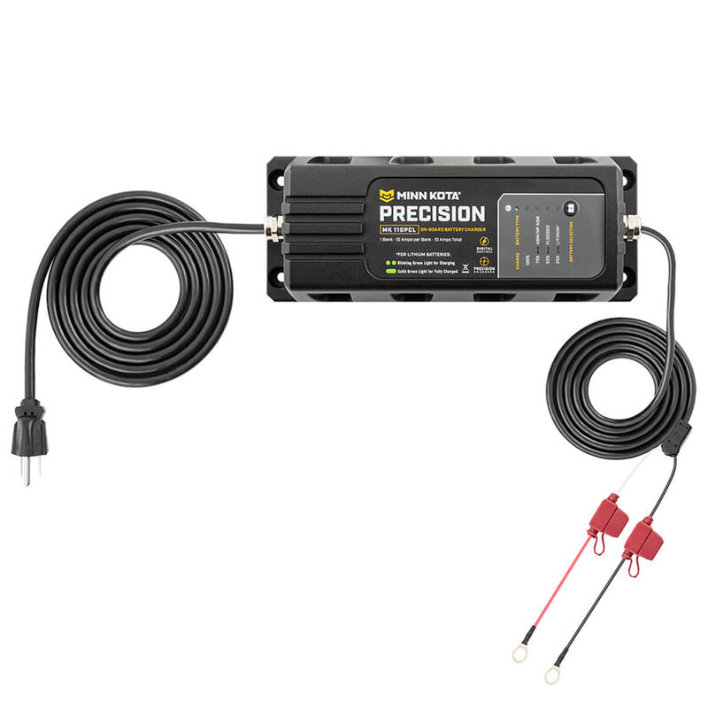 Minn Kota On-Board Precision Charger MK-110 PCL 1 Bank x 10 AMP LI Optimized Charger image number 4