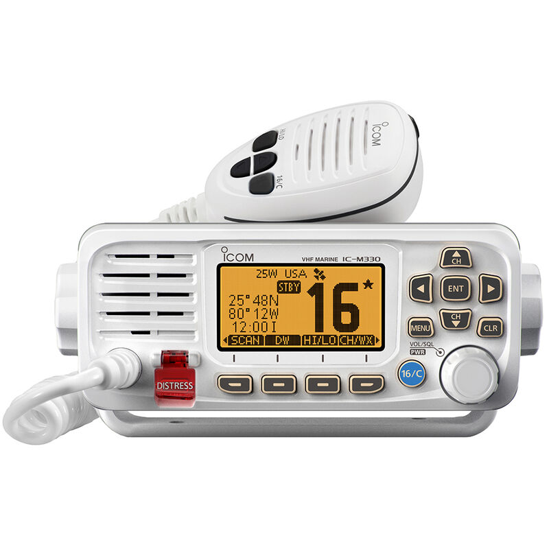 Icom M330 VHF Compact Radio - White image number 1