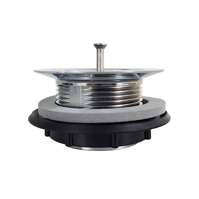 ICON Technologies RV Drain for Shower, Plastic with Grille, 1-1/2", Chrome image number 3