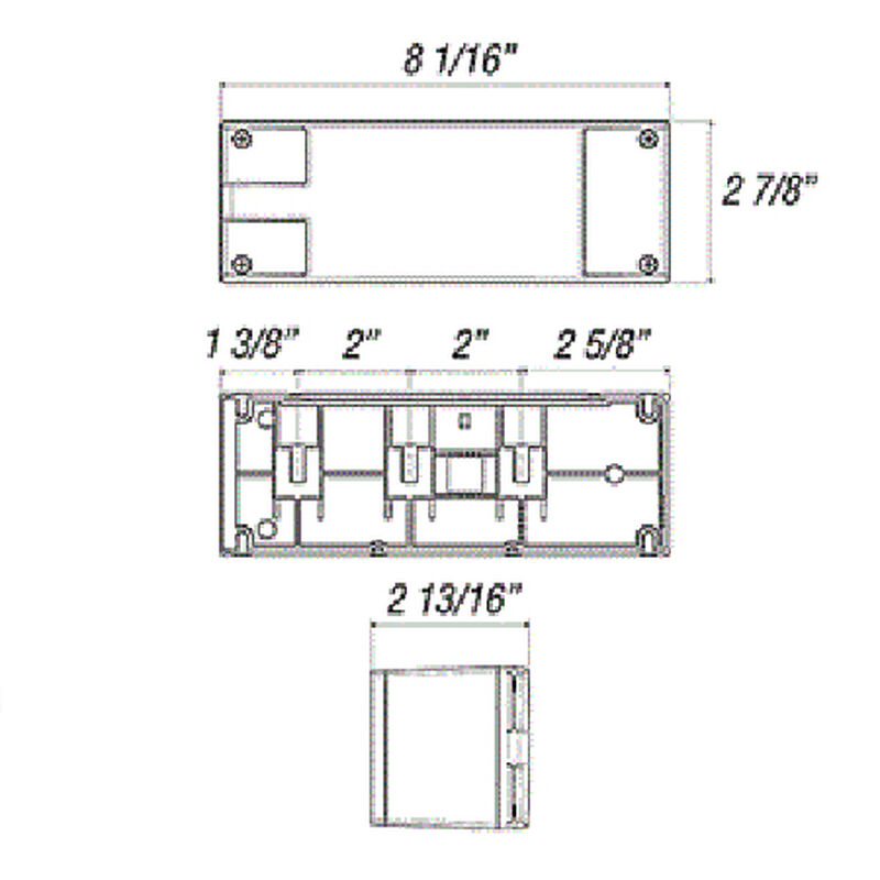 Optronics Replacement Waterproof Low-Profile Passenger-Side Trailer Taillight image number 2