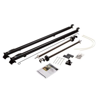 Solera Classic Universal RV Awning Arms and Hardware Kit, 63"-68" Short, Black
