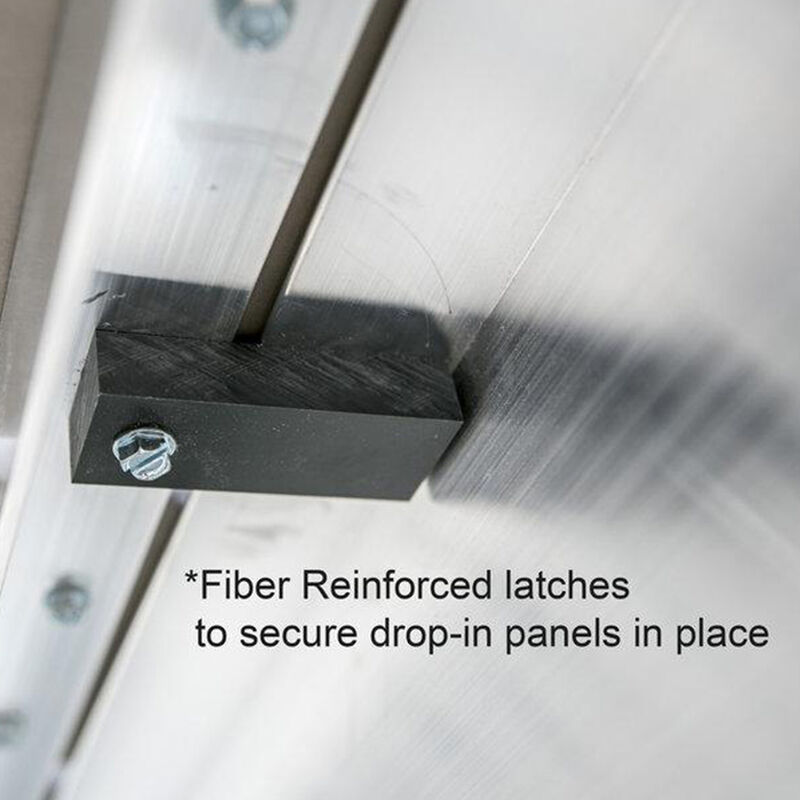 Tommy Docks 8' Straight Aluminum Frame With Composite Decking Complete Dock Package - Ridgeway Gray image number 4