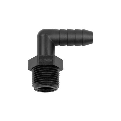ICON Technologies 90&deg; Barb Fitting, 3/8" Male Thread