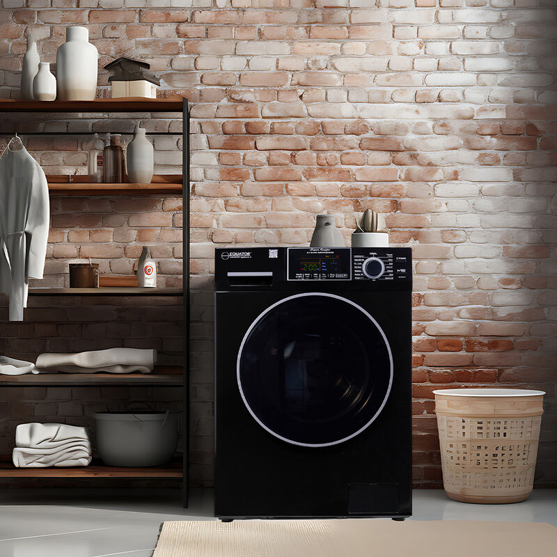 Equator 15-lb. All-in-One Combo Washer Dryer, Black image number 18