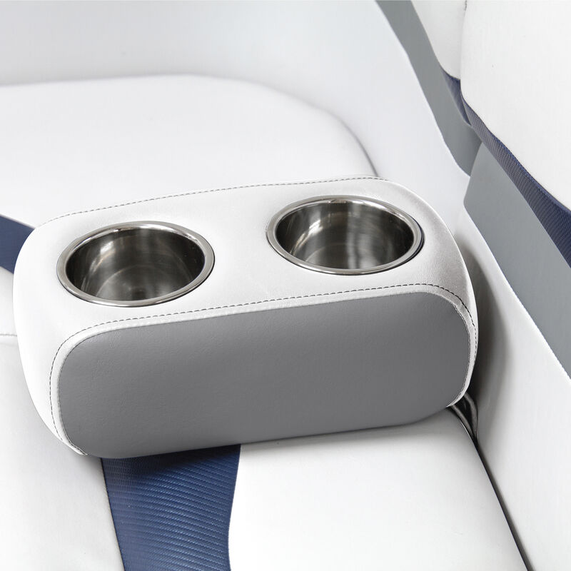 Wise Portable Stainless Double Drink Holder for Pontoon Furniture image number 8