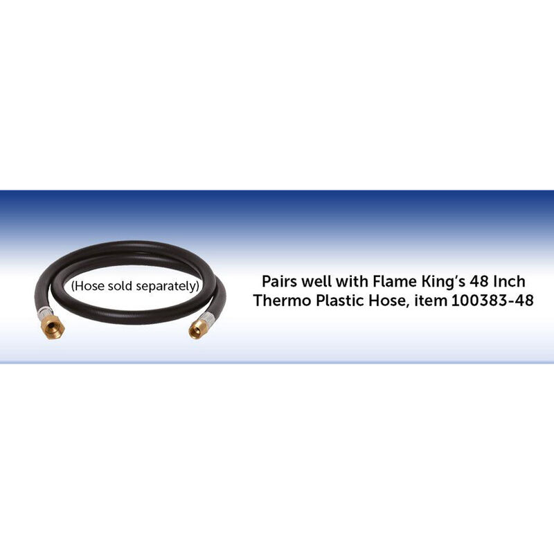 Flame King 2-Stage Auto Changeover Propane Gas RV Regulator Kit with Two 12" Pigtails image number 2