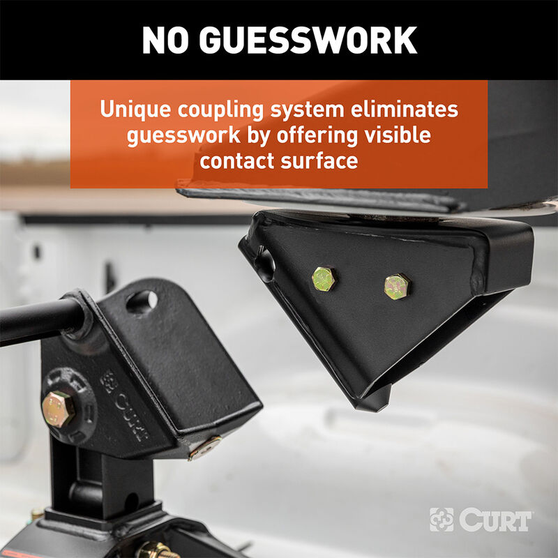 Curt 16602 Crosswing Lightweight 5th Wheel Hitch for Gooseneck Hitch, 20K image number 7