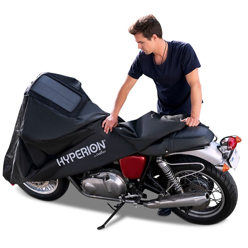 Hyperion&reg; Motorcycle Cover w/ Solar Charger - XXL image number 1