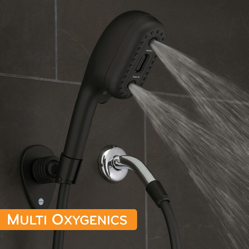 Oxygenics Voyage RV Handheld Shower Head Kit, Matte Black image number 8