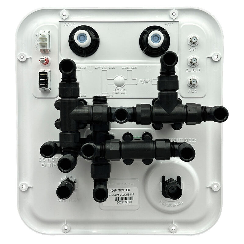 Nautilus P4 H2O System RV Multifunction City Water Fill Panel, Polar White image number 2