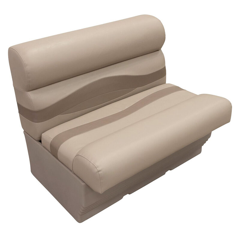 Wise Premier Pontoon 36" Wide Bench Seat with Mocha Base image number 1