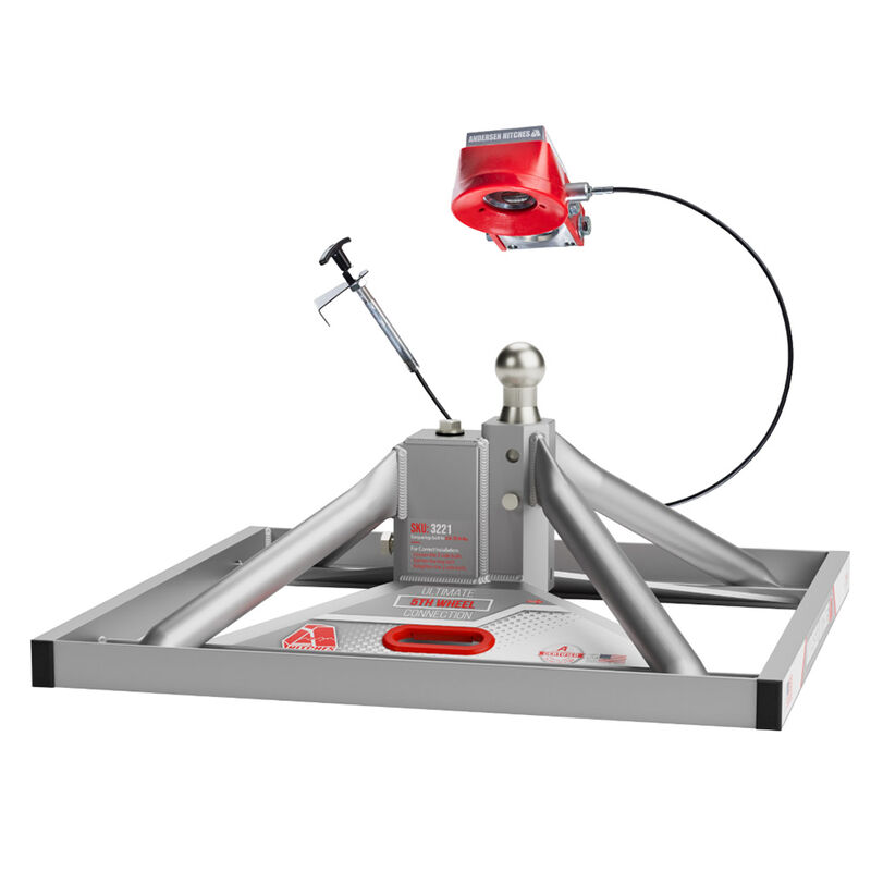 Andersen Hitches 3221 Ultimate 5th Wheel Hitch Connection, Lowered Flatbed Mount image number 1