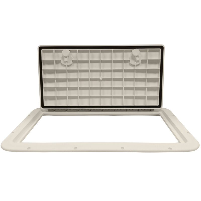 DPI Marine DPF Marine Creamy White Fulsh Series Hatch Door, 13" x 22-3/4" O.D. frame image number 2