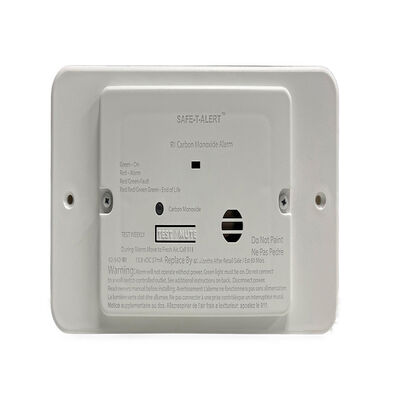 MTI Carbon Monoxide Detector with Trim Ring, White