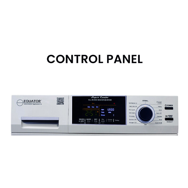 Equator Combo Washer Dryer, Vented-Dry, Silver image number 8