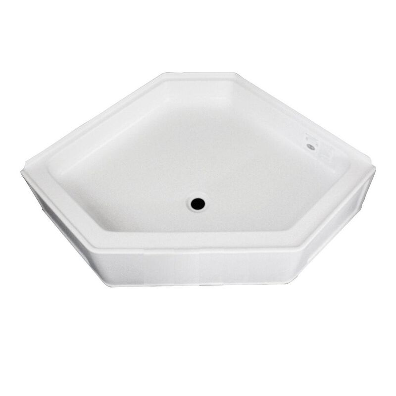 ABS Neo Shower Pan, 34&rdquo; x 34&rdquo; x 9 1/2&rdquo;, White image number 1