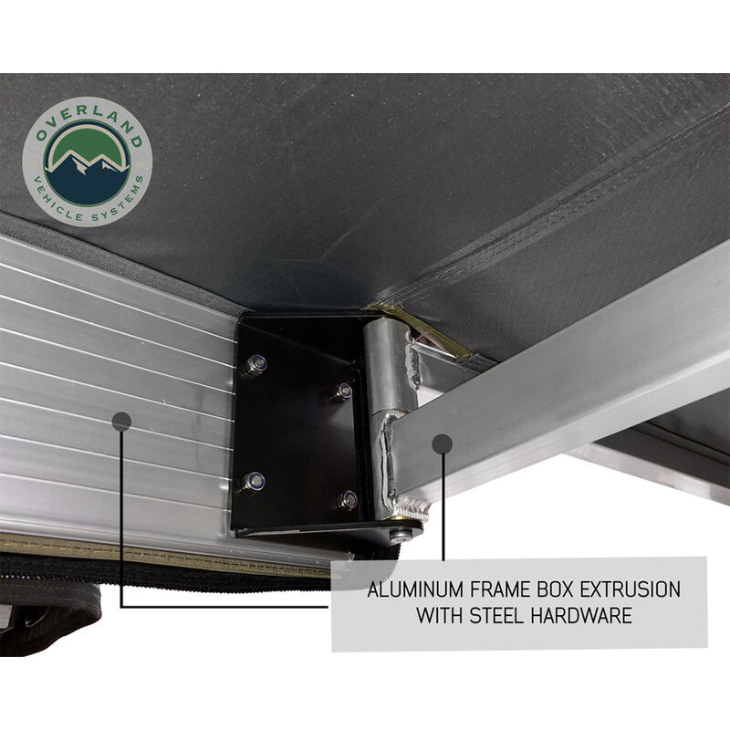 Overland Vehicle Systems 270 Driver-Side Awning and Wall 1, 2, and 3 with Mounting Brackets image number 16