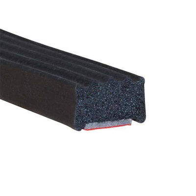 Steele Rubber Products Peel-N-Stick Ribbed Wide Weatherstrip, 15' long