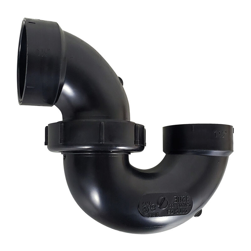 ICON Technologies RV P-Trap with Union, 1.5" image number 1