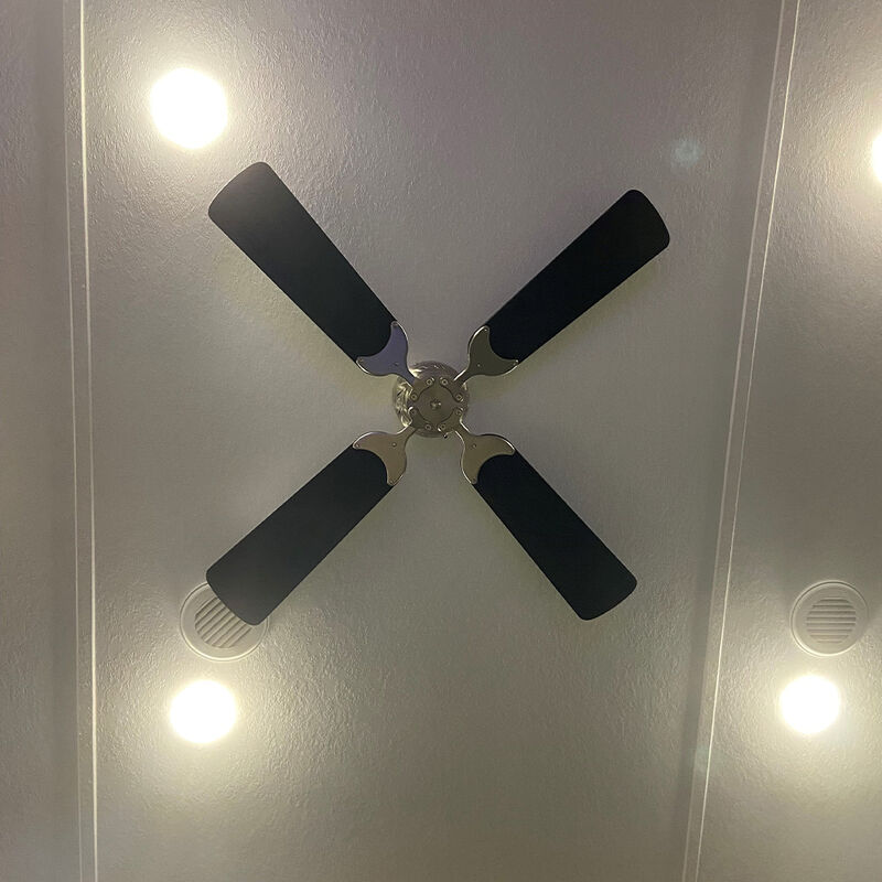 Trusty Products 36" RV 12V Ceiling Fan with Remote Control, White/Almond image number 2