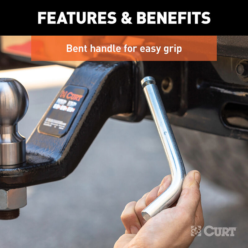 CURT Heavy-Duty 5/8" Hitch Pin and Clip image number 7