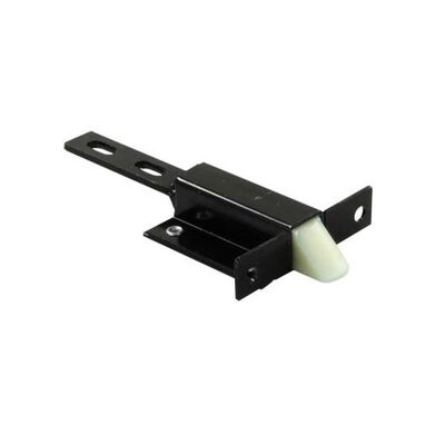 JR Products 10935 Compartment Door Trigger Latch, Black, 2"