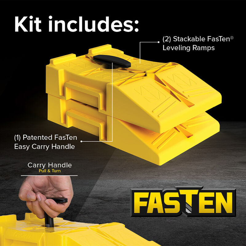 Camco FasTen-RV Leveling Ramps - 2-Pack image number 14
