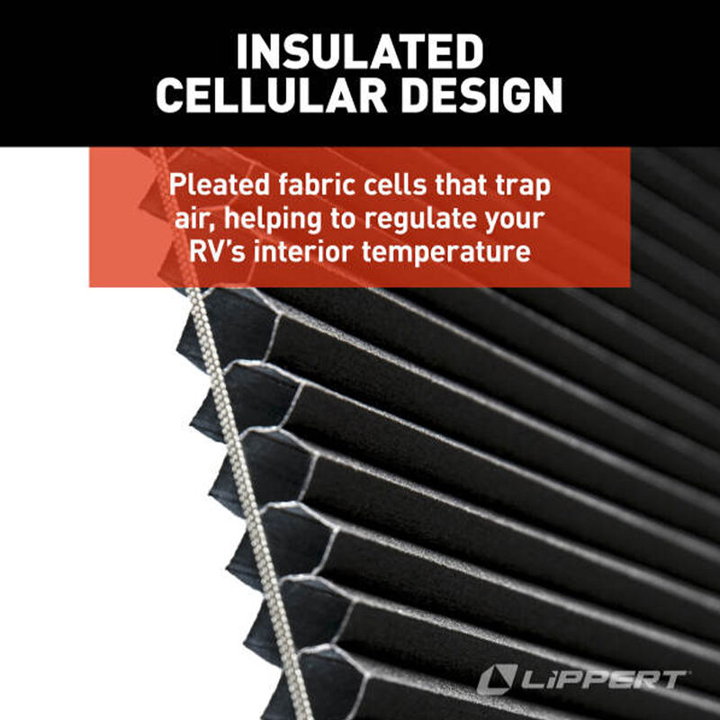 Lippert Thin Shade EcoCell RV Window Shade for Prepped Lippert Entry Doors image number 4