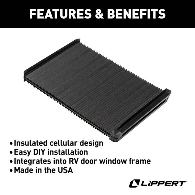Lippert Thin Shade EcoCell RV Window Shade for Prepped Lippert Entry Doors image number 3