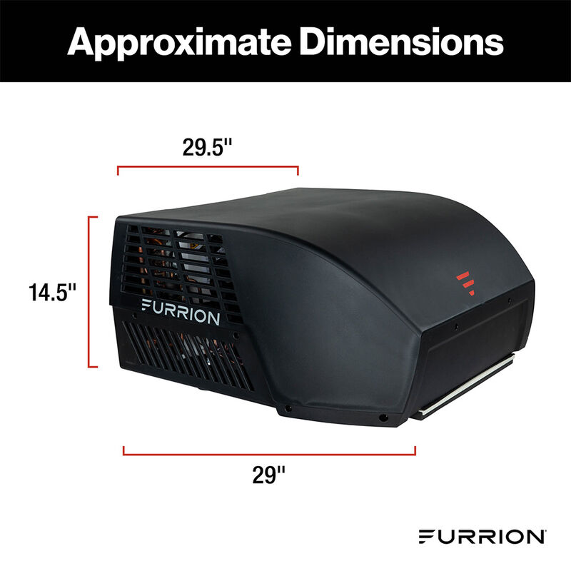 Furrion Chill Cube 18K Variable Speed RV Air Conditioner, Ducted, Black image number 5
