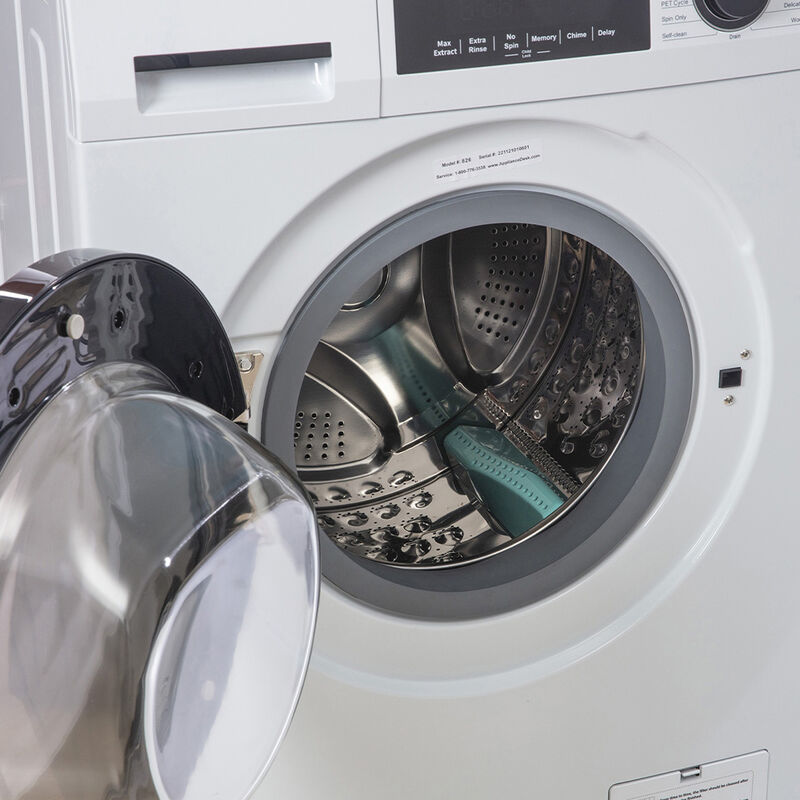 Equator Apartment Stackable 15-lb. Washer + 3.5 cu.ft. Vented Dryer, 110V, White image number 4