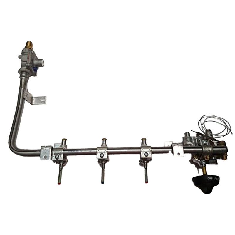 Suburban Mfg 521103 Stove Manifold Kit with Knob, Black image number 1