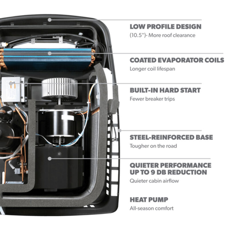 Dometic FreshJet 5 Series Electronic 15K BTU Low-Profile Air Conditioner with Heat Pump image number 7
