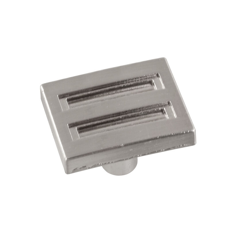 JR Products Designer Cabinet Knob, Square, Brushed Nickel image number 1