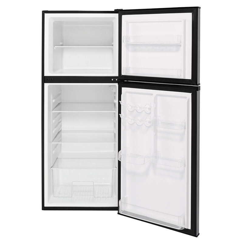 GE 9.8 Cu. Ft. 12V DC Power Compressor Top-Freezer Refrigerator, Stainless Steel image number 3