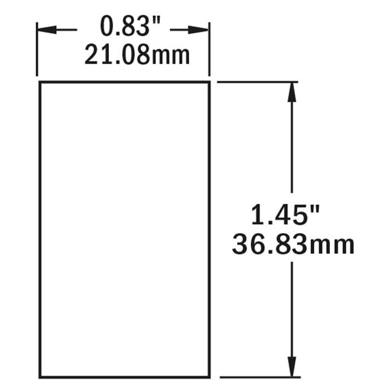 Blue Sea Systems Contura III Switch, SPST OFF-ON image number 3