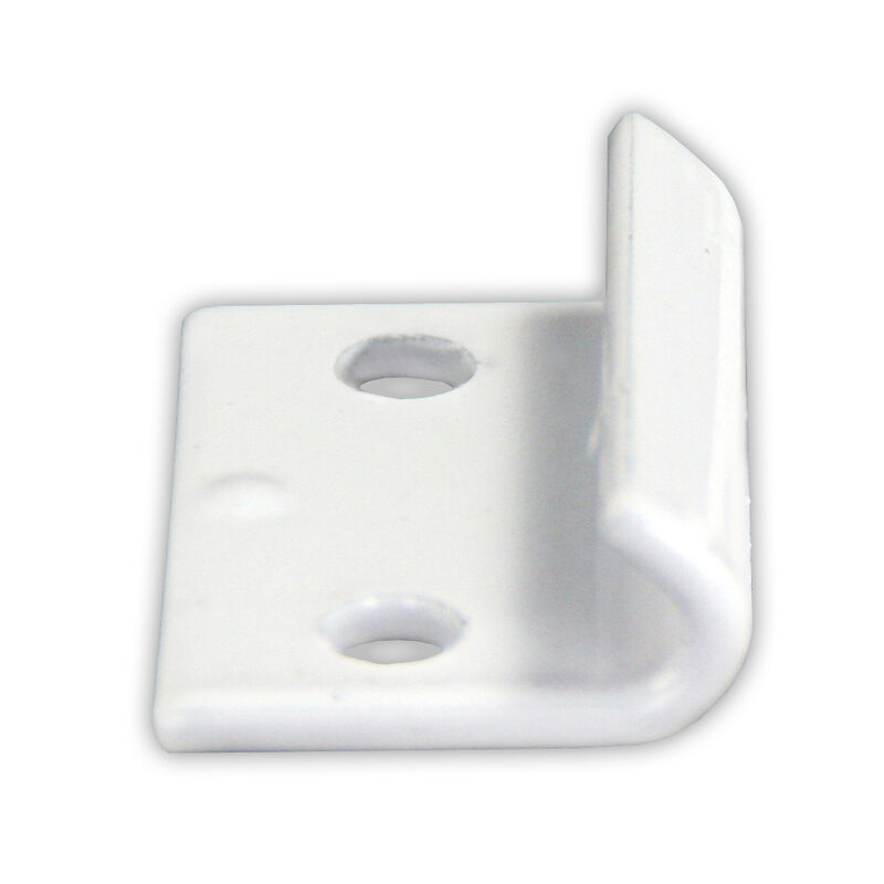 JR Products Steel Fold-Down Camper Catch, 2-Pack, White image number 1