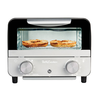 Betty Crocker Mini Toaster Oven, 7-Liter, Black