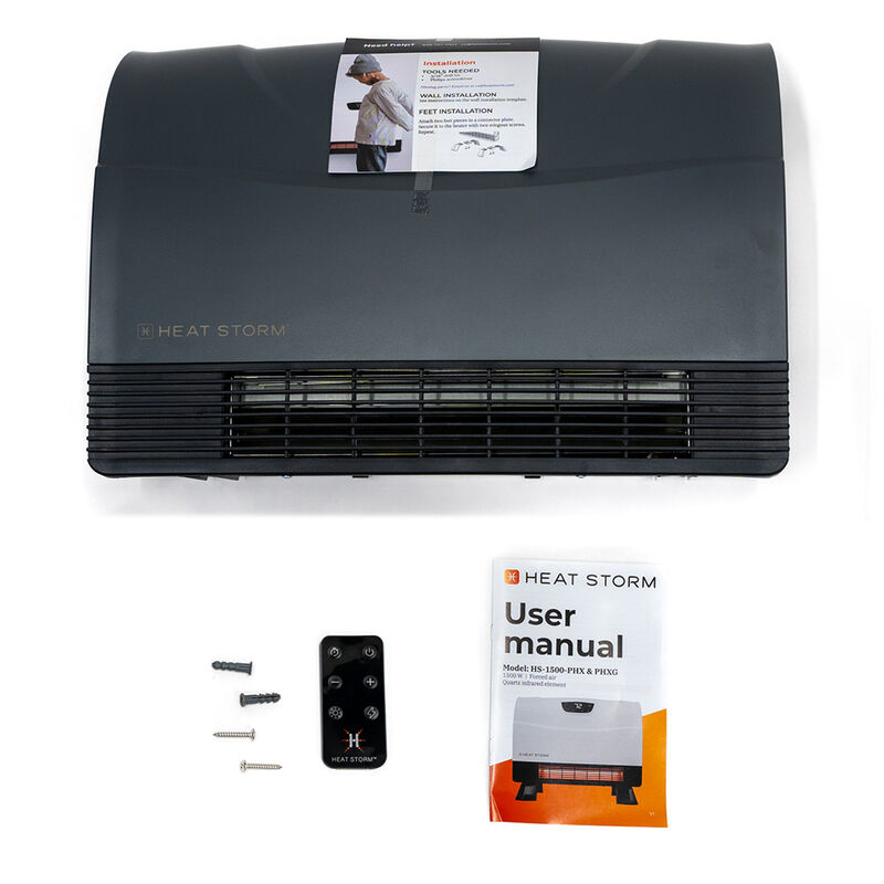 Heat Storm Phoenix 1500-Watt Infrared Heater with Wi-Fi image number 6