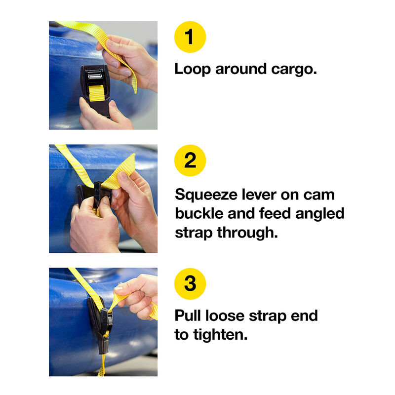 Wrap-It 12' Cam Straps, 2-Pack image number 5