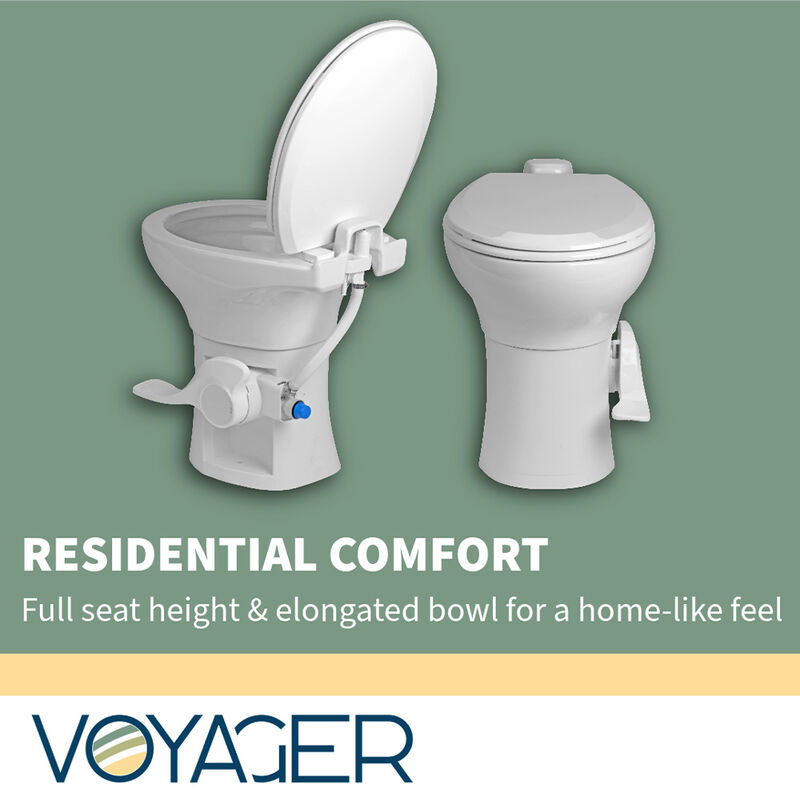 Invision Voyager Residential-Height Toilet with Porcelain Bowl image number 4