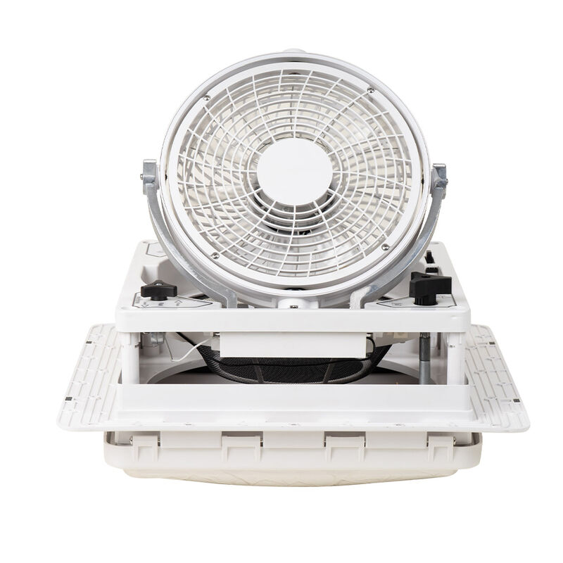 MaxxAir MaxxFan Pivoting Directional RV Rooftop Fan, White image number 2