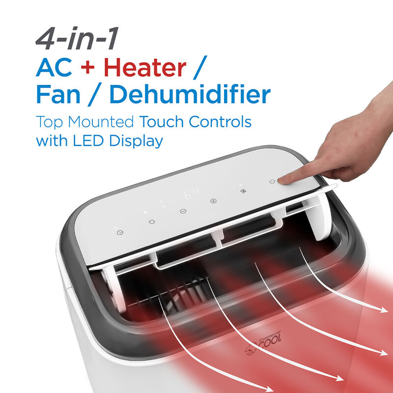 Commercial Cool CPT10HWB Portable Air Conditioner / Heater, 10,000 BTU image number 3